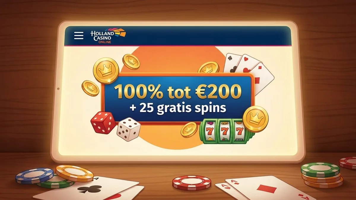 Holland Casino Online bonus scherm